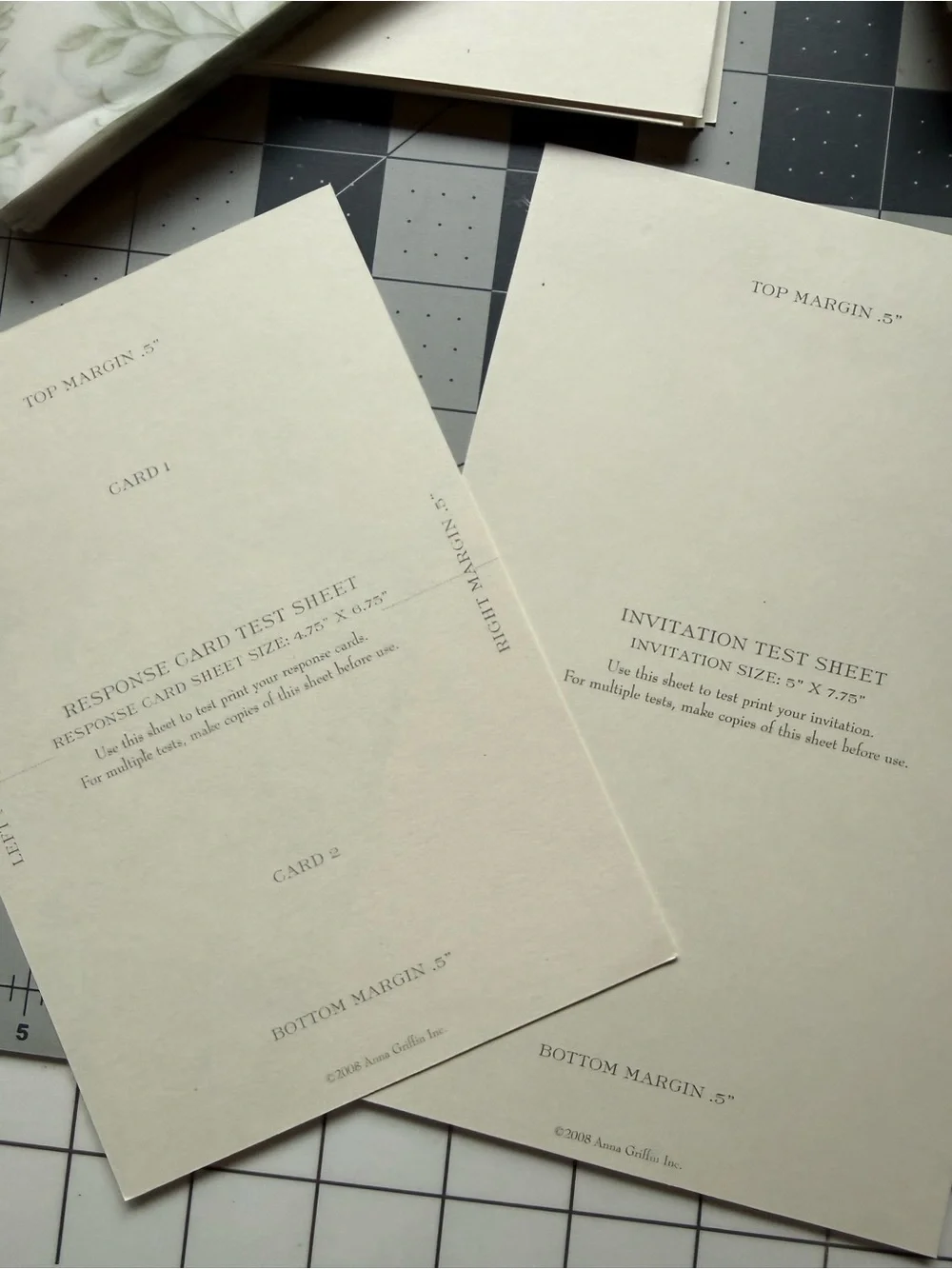 Soft Sage Floral Invitation Set of 25 Anna Griffin